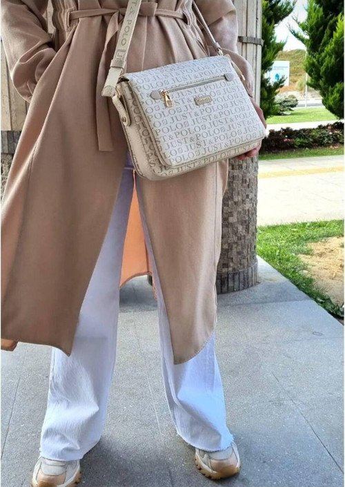 Justpolo Kadın 6 Bölmeli Çapraz Çanta Tyc00Et 2068 Krem