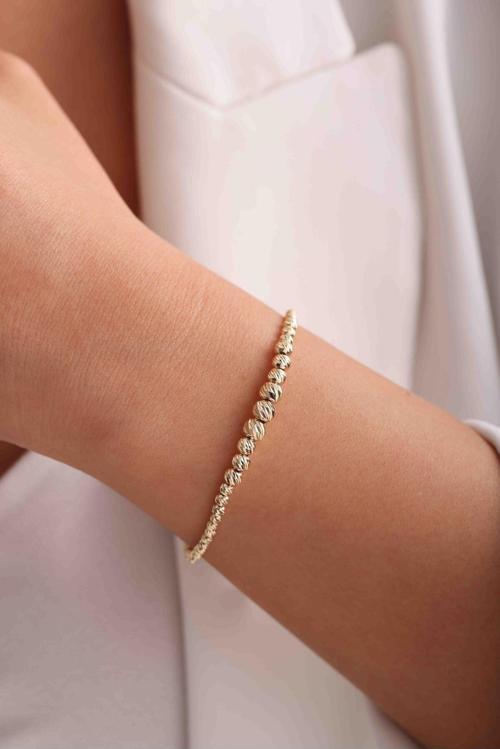 Kalemli Dorika Süzme Top Bileklik