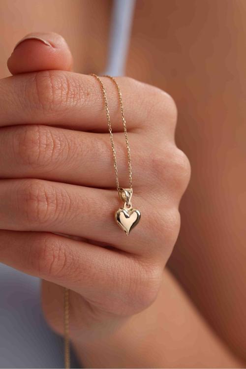 Bombeli Kalp Kolye 50 cm