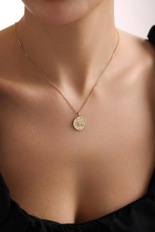 Zodiac Burç Boğa Kolye