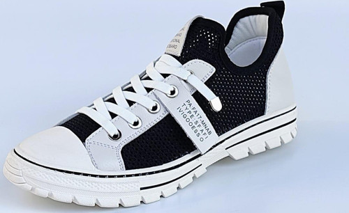 21Y365 KETEN-DERİ SNEAKERS KADIN SPOR AYAKKABI