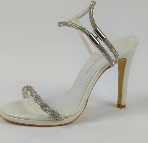 MMS-7952 TAŞLI TEK BANT ABİYE KADIN SANDALET
