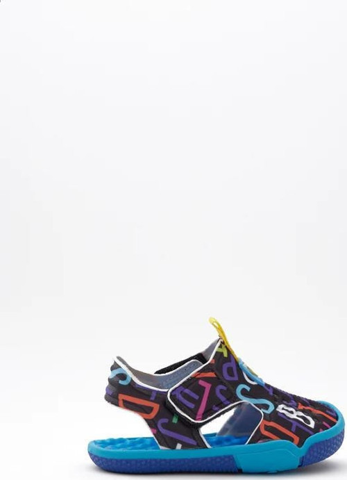 QUEEN BURNU KAPALI UNİSEX TEKSTİL COCUK SANDALET