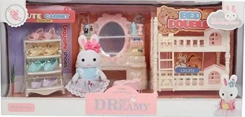 Mini  Tavşan Yatak Odası Mobilya Seti