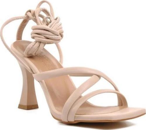 PARK MODA K2300 BİLEĞE DOLAMALI TOPUKLU GENÇ KADIN SANDALET