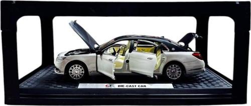 1:24 Metal Model Koleksiyon Araba Mercedes S600 Beyaz 21 Cm Cz137B