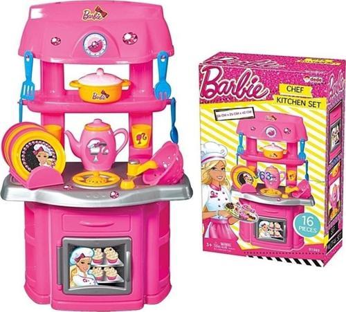 Barbie Şef Mutfak Seti Oyuncak Barbie Mutfağı