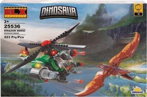Sunman Blx Dinosaur Kanatlı Dinozorlar Ve Helikopter Lego 25536