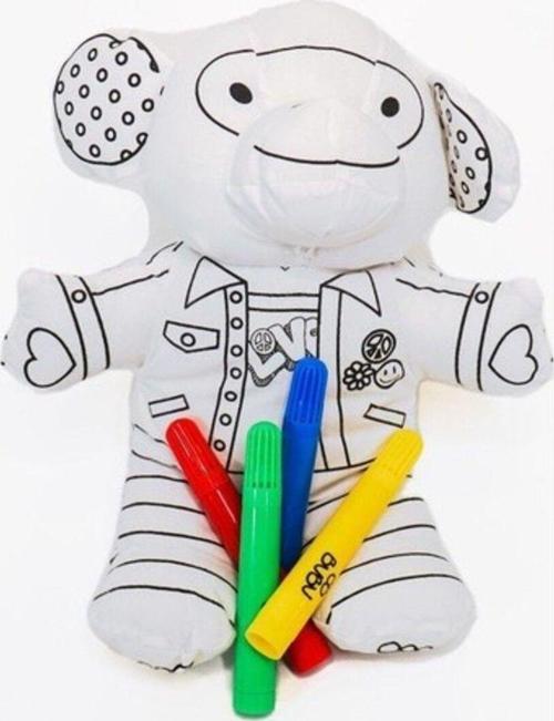 Bu-Bu Boyanıp Yıkanan Pofidik Dostlar +4 Keçeli Kalem Pd0001