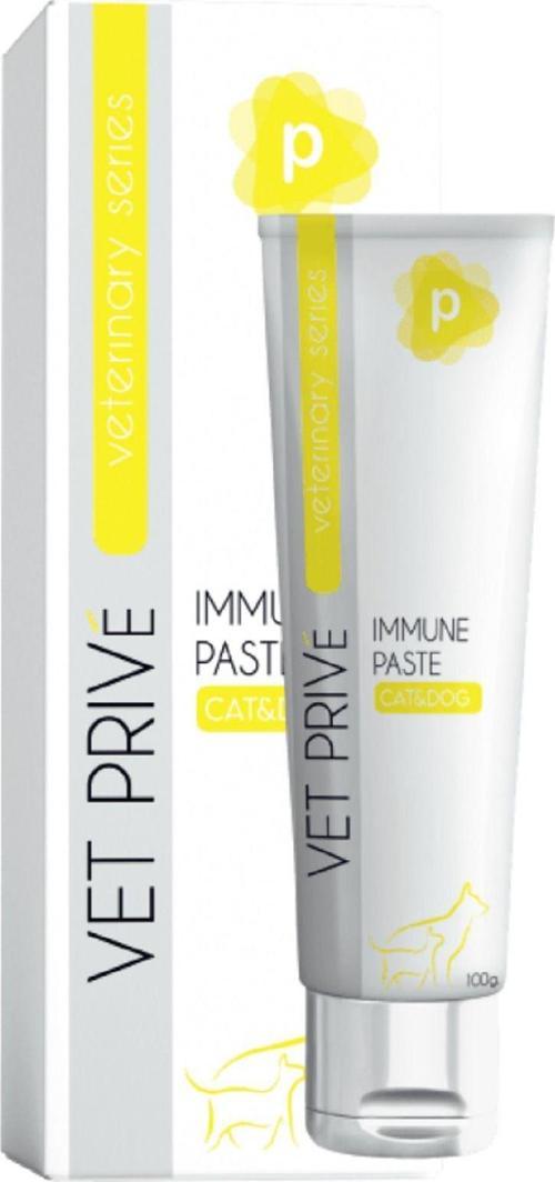 Kediler Ve Köpekler Için Bağışıklık Desteği Pasta / Vet Prive Immune Paste 100 G