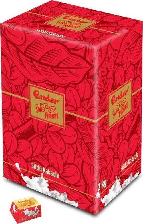Şoko Piramit Sütlü Kakaolu İkramlık Bayram Şekeri 1 kg