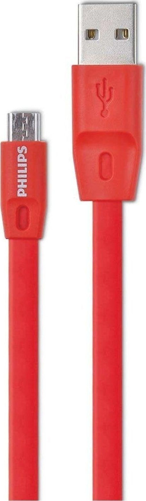Dlc2518C 1.2 Metre Elastik Kırmızı Micro Usb Kablo, Kırmızı