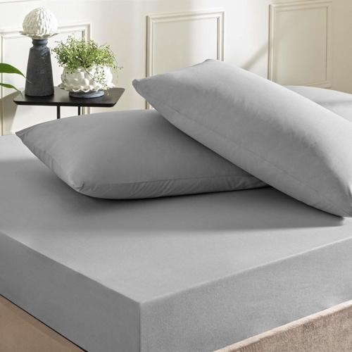Color Dreams Ranforce Çift Kişilik Fitted Çarşaf Seti Antrasit
