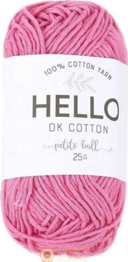 Hello Dk Coton 25 Gr Punch Örgü Amigurumi Için Iplik Renk 103