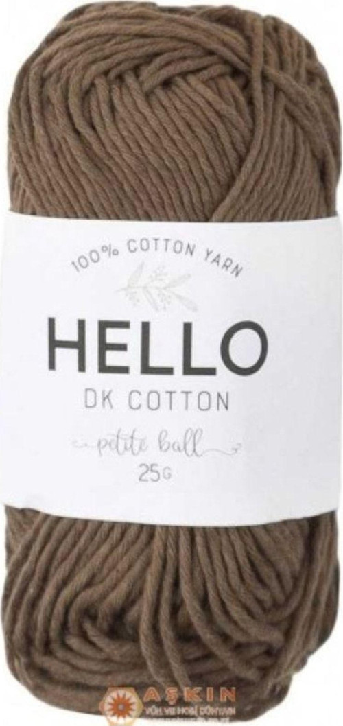 Hello Dk Coton 25 Gr Punch Örgü Amigurumi Için Iplik Renk 126