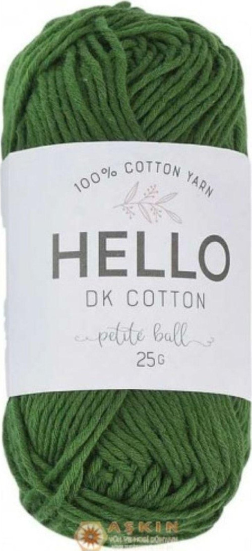 Hello Dk Coton 25 Gr Punch Örgü Amigurumi Için Iplik Renk 126