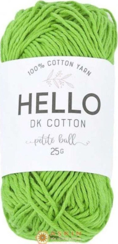 Hello Dk Coton 25 Gr Punch Örgü Amigurumi Için Iplik Renk 133