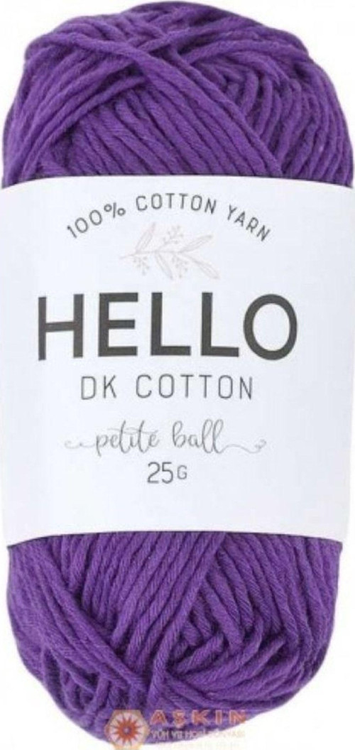Hello Dk Coton 25 Gr Punch Örgü Amigurumi Için Iplik Renk 143