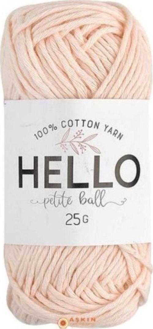 Hello Dk Coton 25 Gr Punch Örgü Amigurumi Için Iplik Renk 162