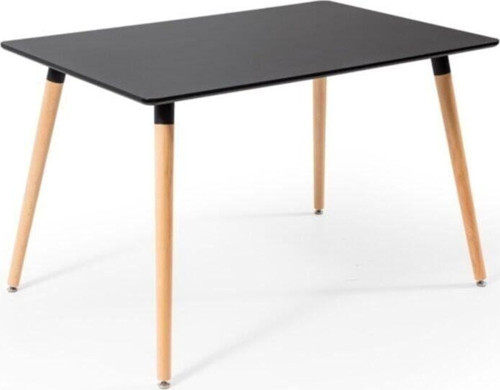 Eames Dikdörtgen Siyah Masa