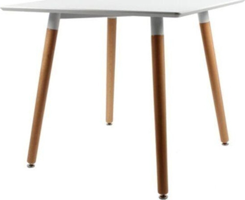 Eames Kare Beyaz Masa 80x80