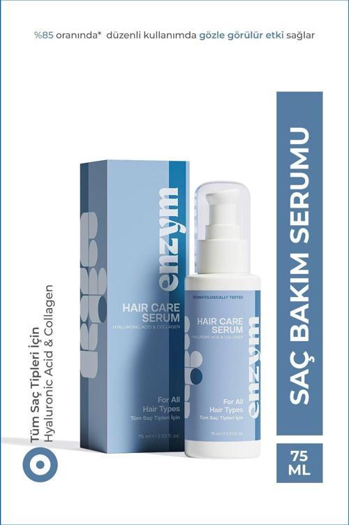Saç Bakım Kompleksi Hyaluronik Asit Ve Kolajen Saç Serum 75 Ml (Onarıcı, Nemlendirici)
