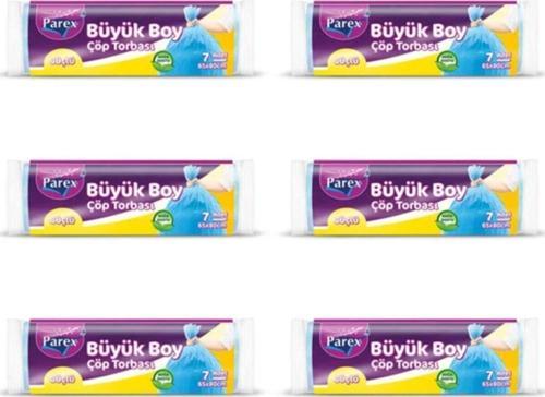 Güçlü Büyük Boy Çöp Torbası 6 Pkt