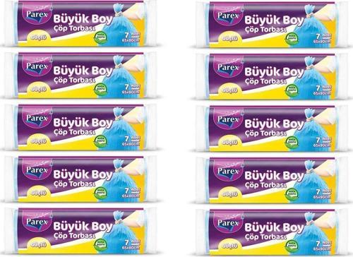 Güçlü Çöp Torbası Büyük Boy 10 Pkt