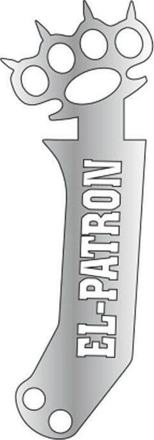 Motosiklet Modifiye Çeki Demiri El Patron Nikel