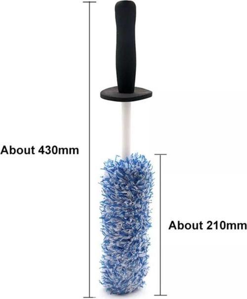Oto Lastik Jant Fırçası Fiber 43 Cm Boy