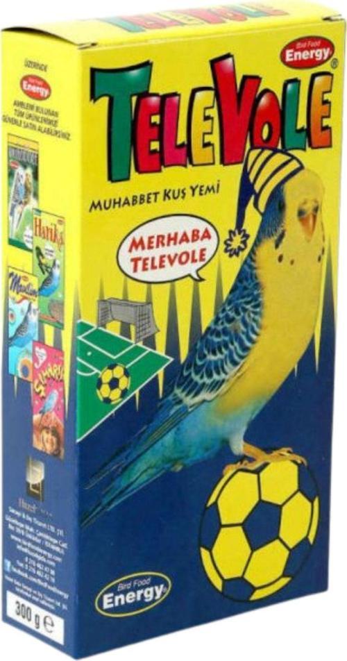 Televole Muhabbet Kuşu Yemi 300 Gr 10 Kutu