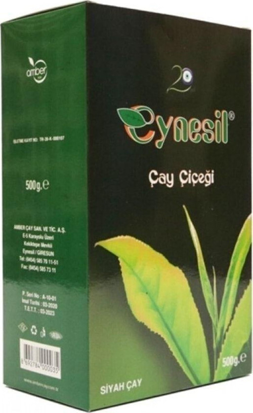 Amber Çay Çiçeği Özel Üretim Kutu 500 Gr