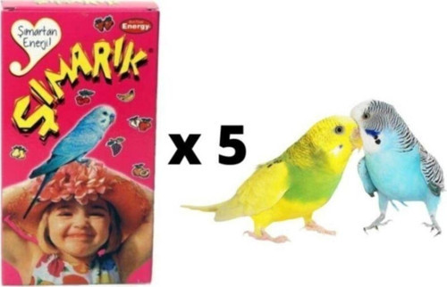 5'Li Bırd Food Şımarık® Muhabbet Kuş Yemi Paketi