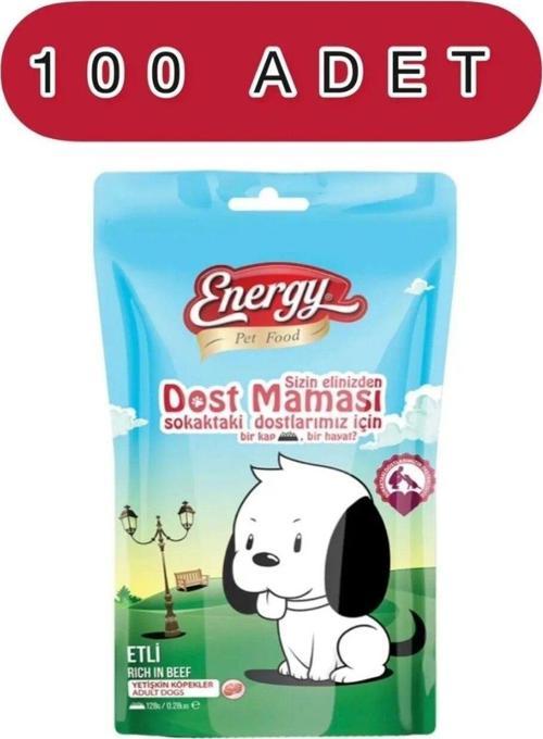 Etli Dosluk Köpek Maması 125 Gram 100 Adet