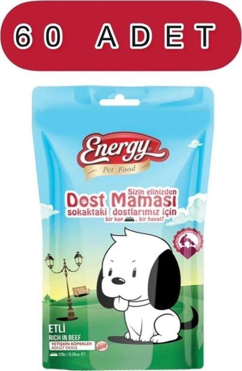 Etli Dosluk Köpek Maması 125 Gram 60 Adet