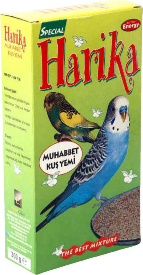 Harika Muhabbet Kuşu Yemi 300 Gram 6 Kutu
