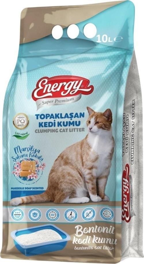 Ince Taneli Sabun Kokulu Kedi Kumu-10 Litre