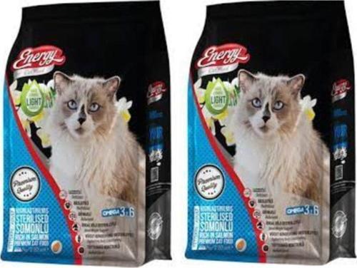 Kısırlaştırılmış Somonlu Yetişkin Kedi Maması 1Kg X 2 Paket