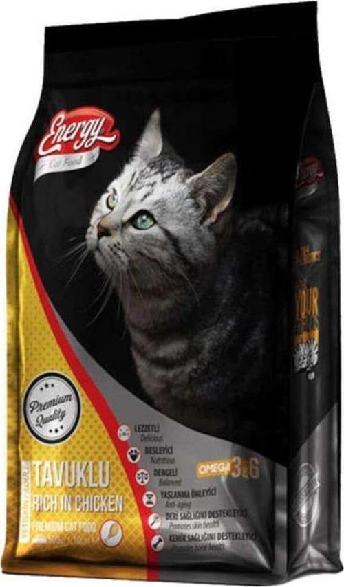 Cat Food Energy® Tavuklu Yetişkin Kedi Maması-1 Kilogram