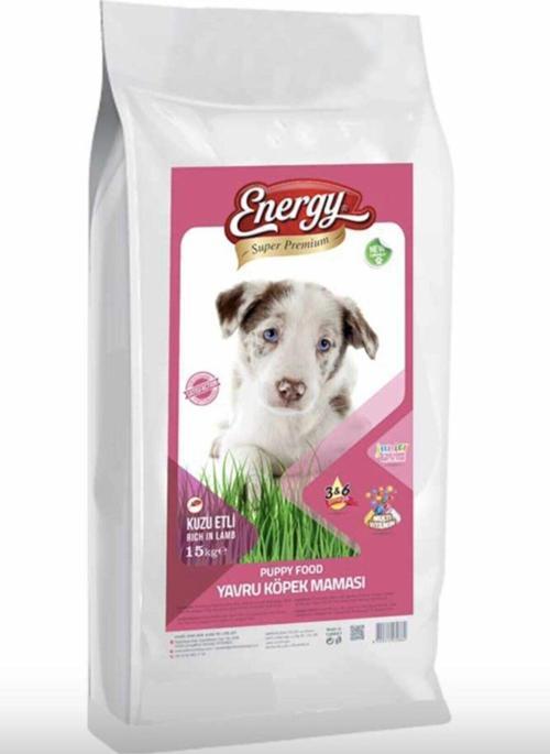 Dog Food Energy® Kuzu Etli Yavru Köpek Maması-15 Kilogram