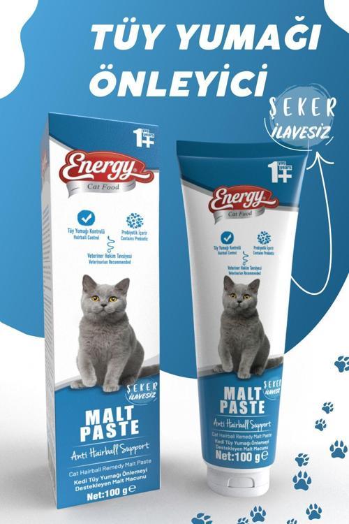 Malt Paste 100Gr Kediler İçin Tüy Yumağı Önleyici Anti Hairball Malt Macun