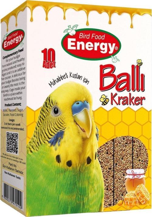 Muhabbet Kuşu Ballı Kraker-10 Adet