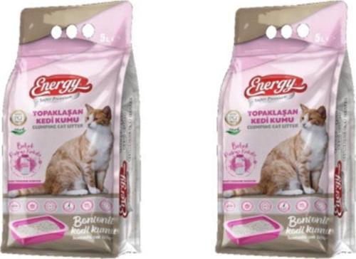 Kedi Kumu - Bebek Pudra Kokulu Bentonit-Doğal-2 Adet 5 5 = 10 Lt