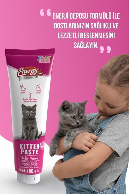 Kitten Paste 100Gr Yavru Ve Anne Kediler İçin Bağışıklık Sistemi Destekleyici Multivitamin Macunu