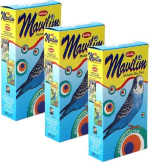 Mavilim Muhabbet Kuşu Yemi-300 Gram-3 Adet