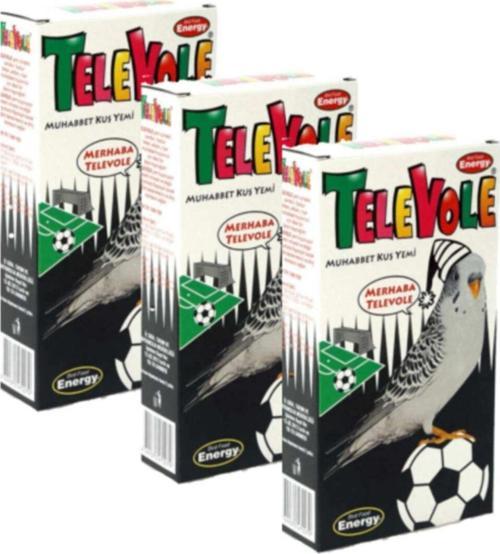 Televole Muhabbet Kuşu Yemi-Bjk-300 Gram-3 Adet