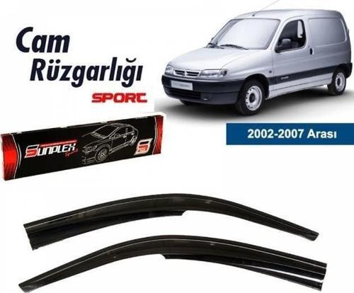 Citroen Berlingo Mugen Cam Rüzgarlığı 2002-2007 arası 2'li Sunplex