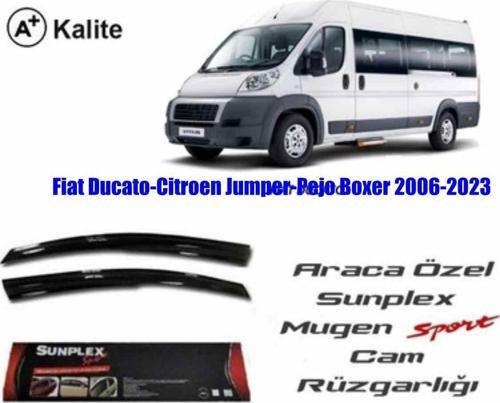 Citroen Jumper Mugen Cam Rüzgarlığı 2006-2023 arası 2'li Sunplex