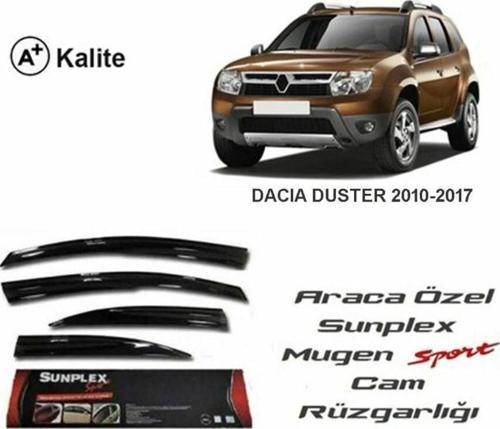 Dacia Duster Mugen Cam Rüzgarlığı 2010-2017 arası 4'lü Sunplex