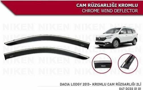 Dacia Lodgy Kromlu Cam Rüzgarlığı 2'li Niken 2013+ sonrası modeller